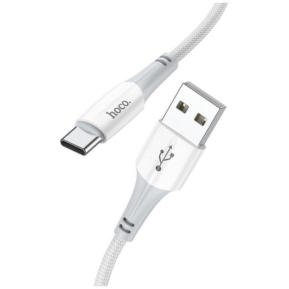 Καλώδιο USB Partner Tele.com USB-A - USB-C Λευκό