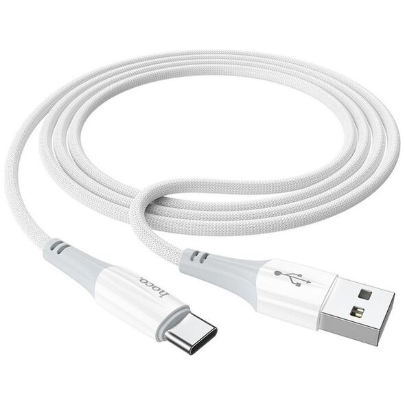 Καλώδιο USB Partner Tele.com USB-A - USB-C Λευκό