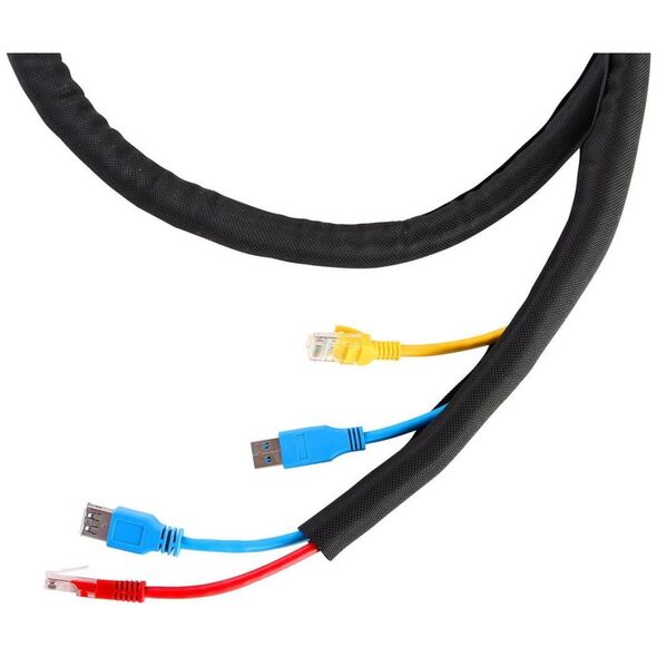 Οργανωτής VivoLink Ευέλικτη καλτσοδέτα καλωδίων ř38mm μαύρο