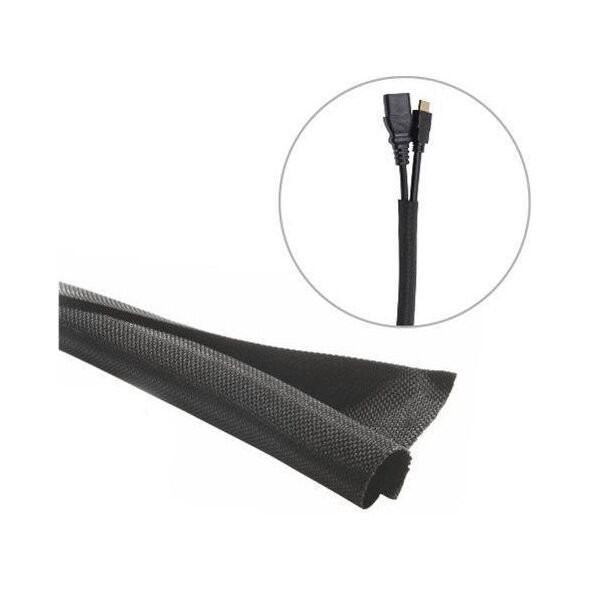 Οργανωτής VivoLink Ευέλικτη καλτσοδέτα καλωδίων ř38mm μαύρο