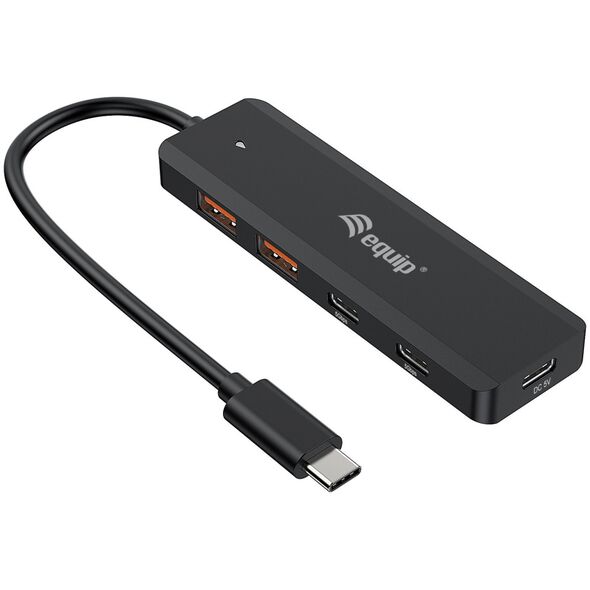 HUB USB Equip Equip USB-Hub 4-Port 3.2/C->2xUSB-C 2xUSB-A 10Gbps o.Netz.sw