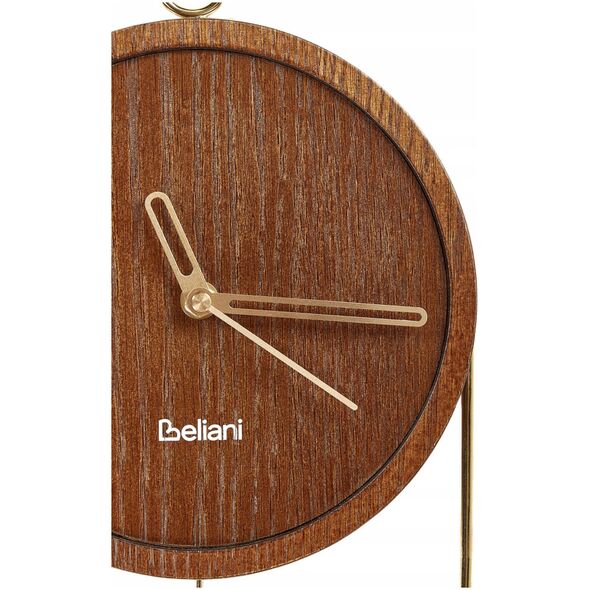 Ρολόι τοίχου SIERRE 20 cm Σκούρο καφέ Lumarko!