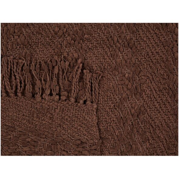 Κουβέρτα VELLA Βαμβάκι 200 x 220 cm Καφέ Lumarko!