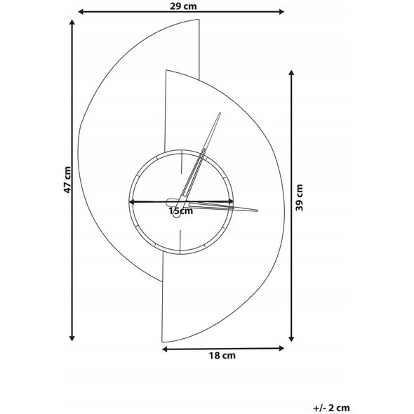 Ρολόι τοίχου CHALAIS 29 cm Γκρι Lumarko!