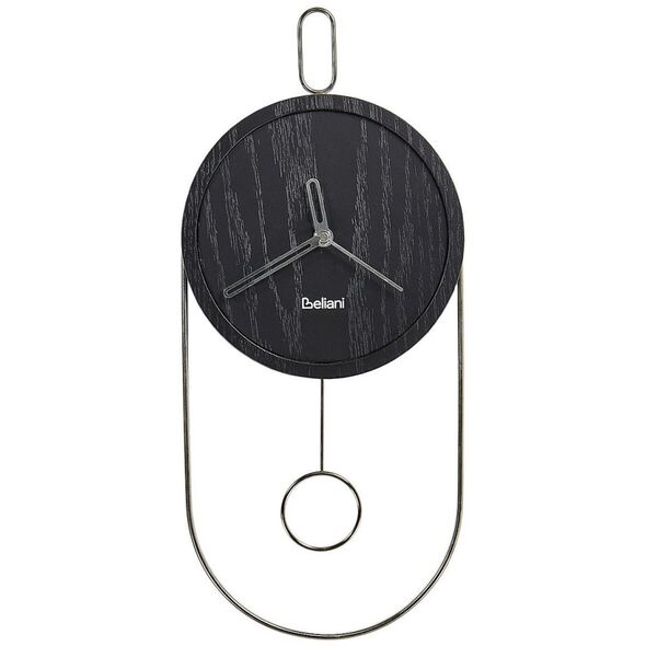 Ρολόι τοίχου SIERRE 20 cm Μαύρο Lumarko!