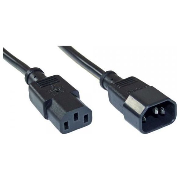 Καλώδιο τροφοδοσίας InLine - επέκταση για υπολογιστή - C13 - C14 3 Pin IEC αρσενικό (16637)