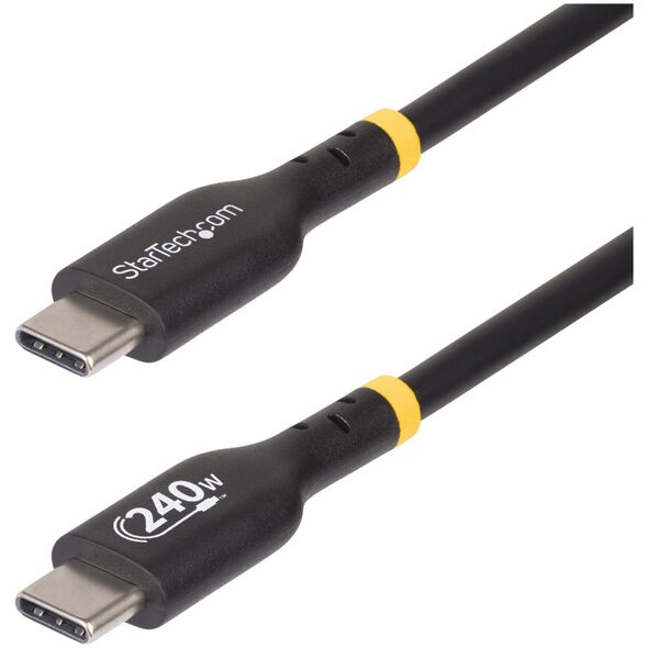 Καλώδιο USB StarTech USB-C - USB-C 1 m Μαύρο (USB2EPR1M)
