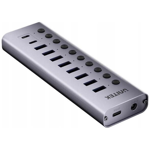 HUB USB Unitek Unitek Hub USB C/USB A 10w1 5Gbps με διακόπτες θυρών
