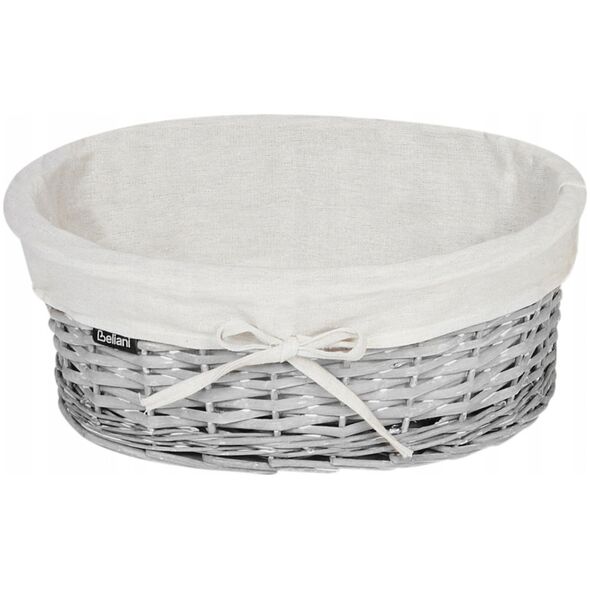 Σετ 5 λευκά ψάθινα καλάθια VAKARI Lumarko!