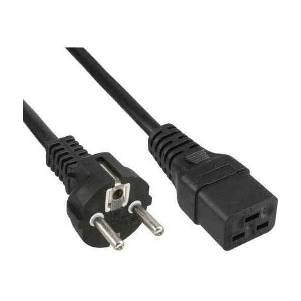 Καλώδιο τροφοδοσίας InLine 16A Τύπος F ευθύ - IEC (16658A)