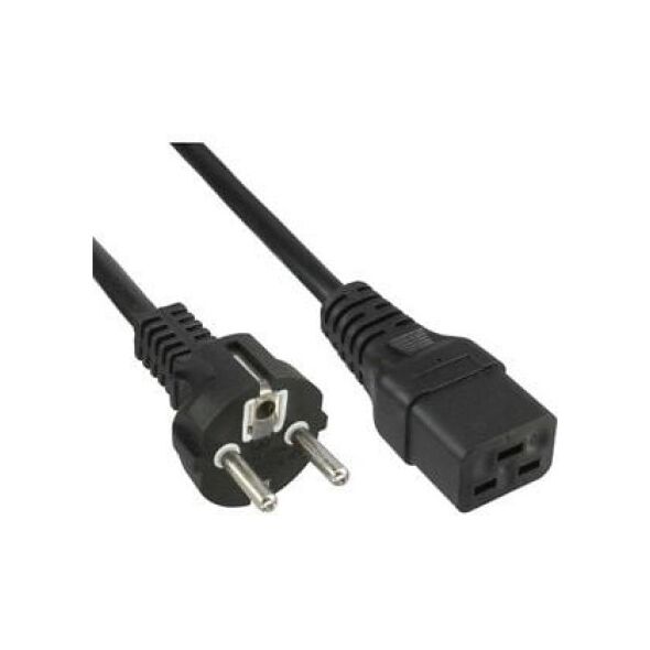 Καλώδιο τροφοδοσίας InLine 16A Τύπος F ευθύς - IEC (16658E)