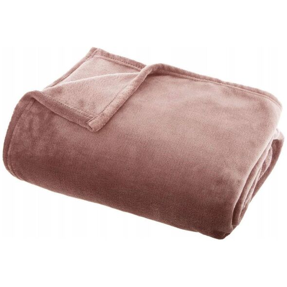 Κουβέρτα Atmosphera φλις FLANEL UNI, 130 x 180 cm, χρώμα ροζ