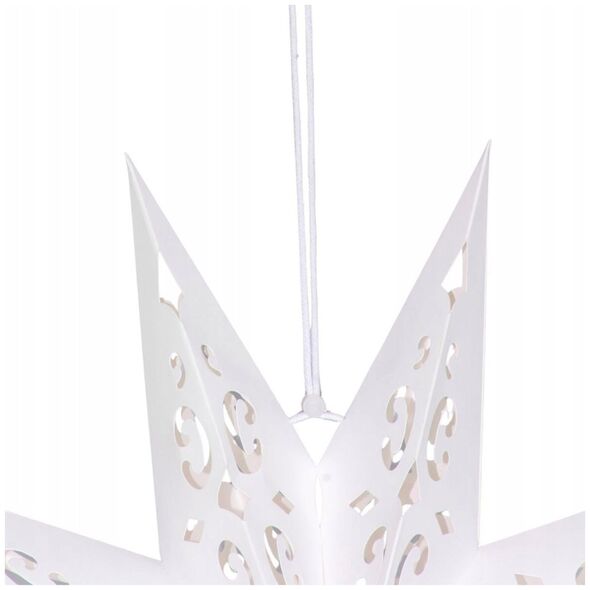 ΧΑΡΤΙΝΟ ΔΙΑΚΟΣΜΗΤΙΚΟ ΑΣΤΕΡΙ 45CM 9 ΑΚΤΙΝΩΝ ΛΕΥΚΟ