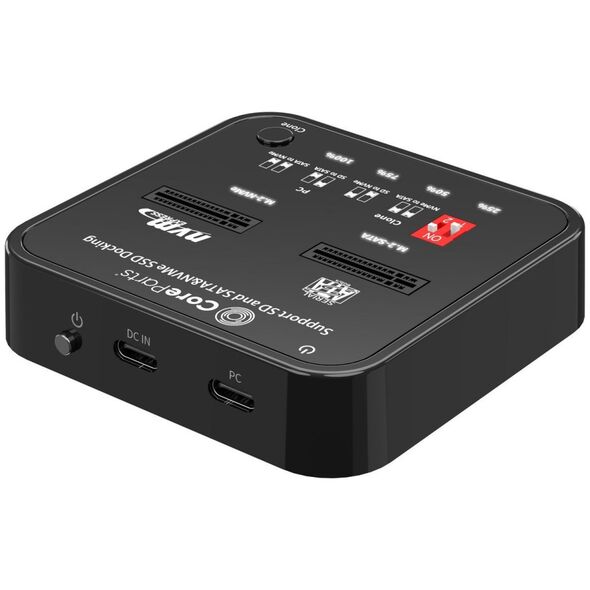 CoreParts CoreParts MS-CLONER-M2-SD αντιγραφέας Μαύρο