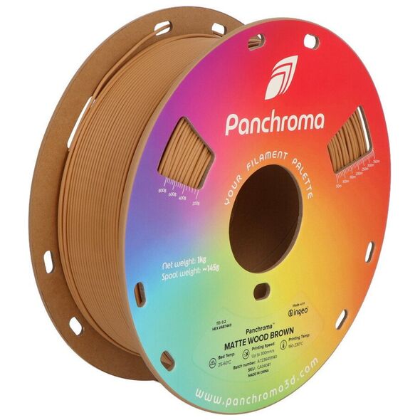 Νήμα Polymaker Panchroma PLA 1,75mm, 1kg - Καφέ Ξύλου