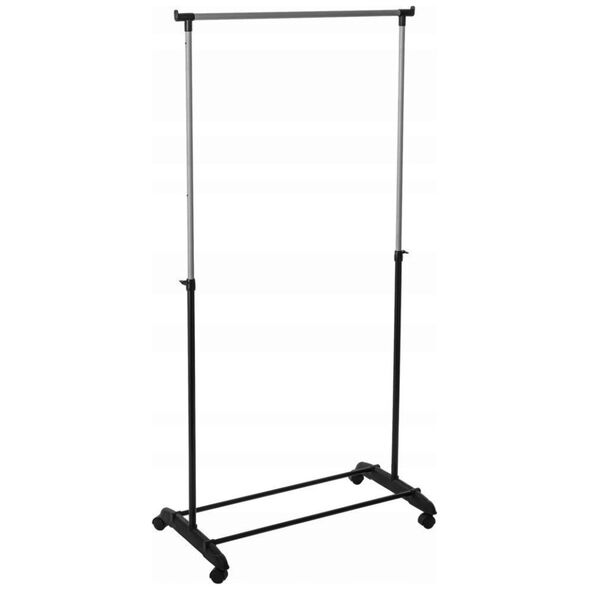 5five Τηλεσκοπική κρεμάστρα ρούχων, βάση ρούχων με ρόδες, 5five Simply Smart