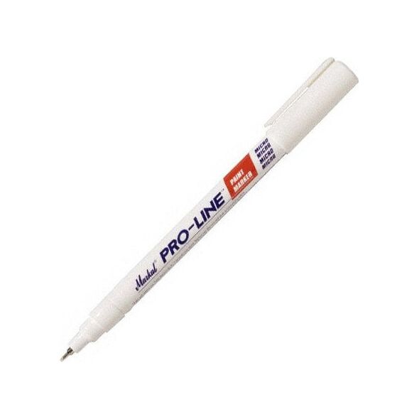 Μαρκαδόρος βαφής MICROLINE, λευκός