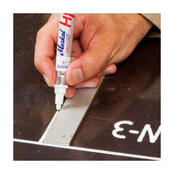 Μαρκαδόρος βαφής για υγρές επιφάνειες, λευκός