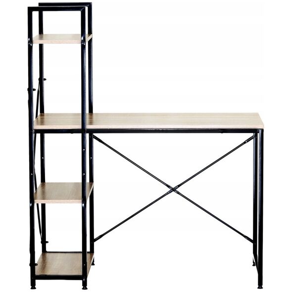 Γραφείο C5A με ράφια μοντέρνου loft σχολικό διπλής όψης