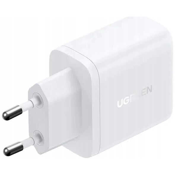 Φορτιστής τοίχου UGREEN X227 20W GaN USB-A, USB-C λευκός