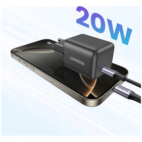 Φορτιστής τοίχου UGREEN X512 20W GaN USB-C γκρι