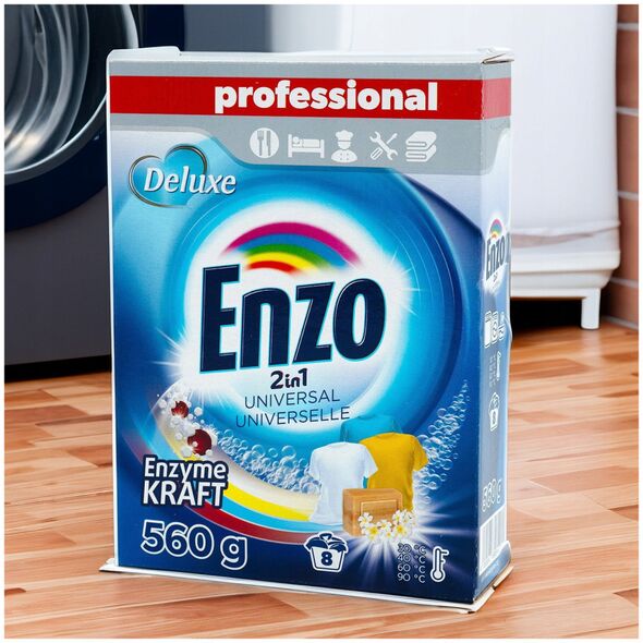 DELUXE ENZO Σκόνη πλυσίματος 560g ΓΕΝΙΚΗΣ ΧΡΗΣΗΣ