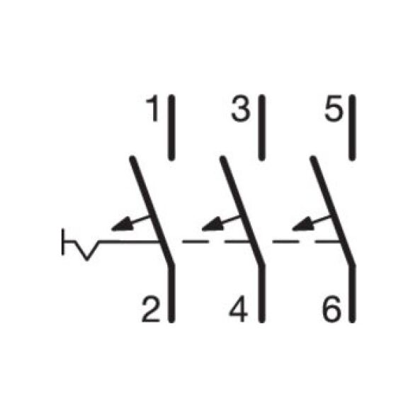 Διακόπτης υπερέντασης Hager 3P C 20A 10kA AC (NCN320)