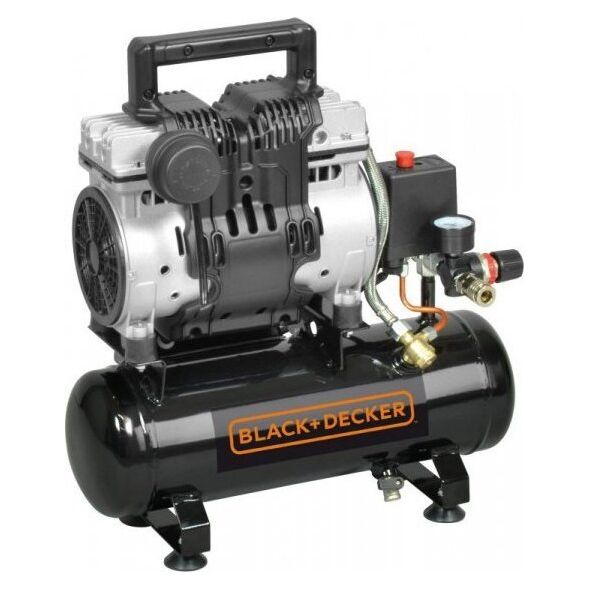 Κομπρεσέρ αυτοκινήτου BLACK&DECKER ΚΟΜΠΡΕΣΕΡ BEZOLEJOWY SUPER SILENT 6L 8 BAR (1 ΤΕΜ)