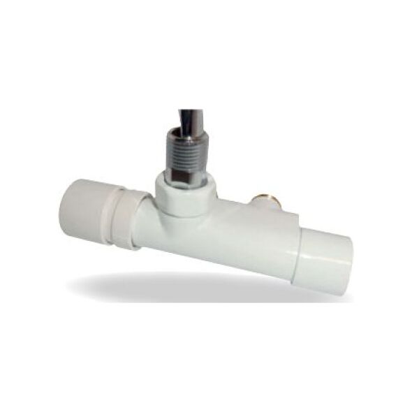 Θερμοστατική βαλβίδα Mono 1/2" x 1/2" αριστερή λευκή (OT3901LB1/2)