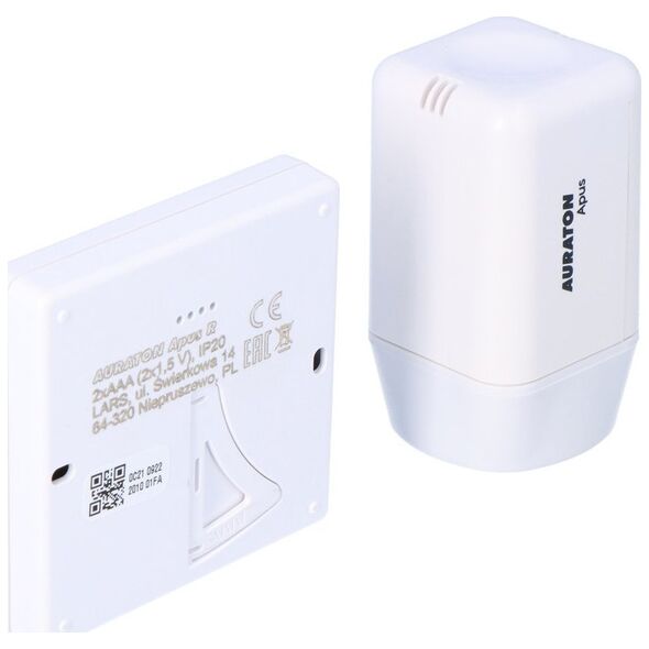 Auraton AURATON Apus SET - ημερήσιος, ασύρματος ρυθμιστής θερμοκρασίας με ηλεκτρονική κεφαλή καλοριφέρ (σετ), (διάδοχος του μοντέλου 200TRA)