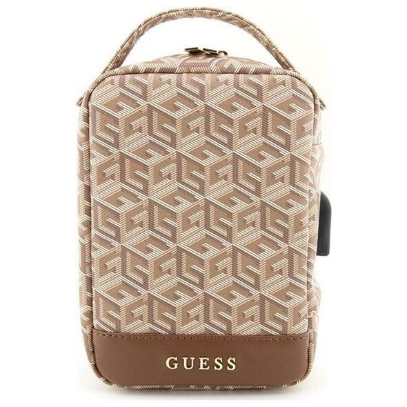 Triton Guess Bag GUHBHGCFSEW Organizer καφέ/καφέ GCube Stripe