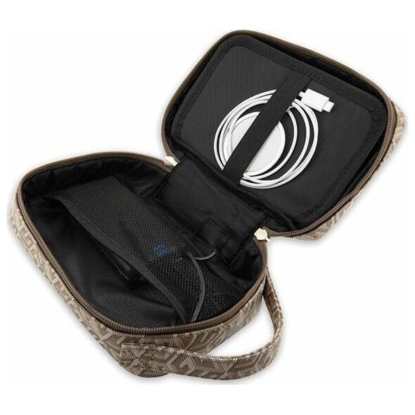 Triton Guess Bag GUHBHGCFSEW Organizer καφέ/καφέ GCube Stripe