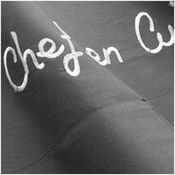 Douceur d`Interieur Γυναικεία ποδιά κουζίνας GREY, 60 x 84 cm, βαμβάκι