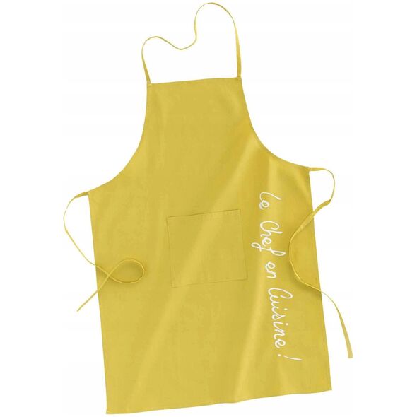 Ποδιά με τσέπη, κίτρινο, 60 x 84 cm Douceur d`Interieur