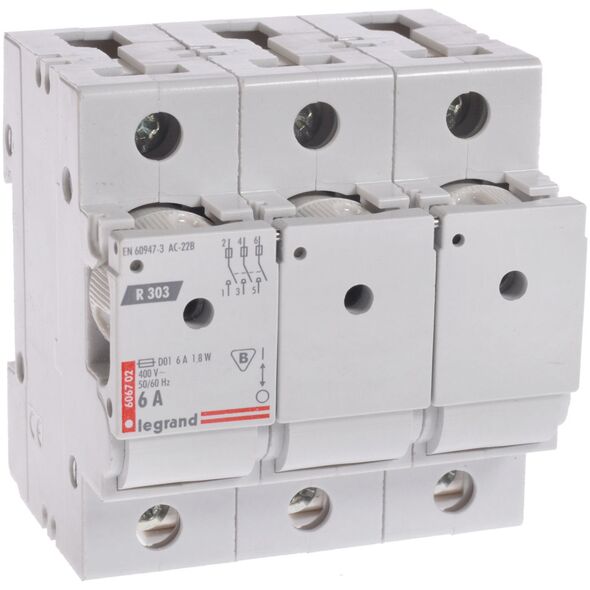 Διακόπτης ασφαλειών Legrand 3P 6A D01 R303 (606702)