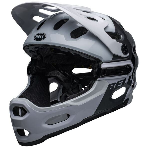 Bell Κράνος full face BELL SUPER 3R Μέγεθος κράνους: S(52-56cm), Επιλέξτε χρώμα: Matte Dark Green Infrared