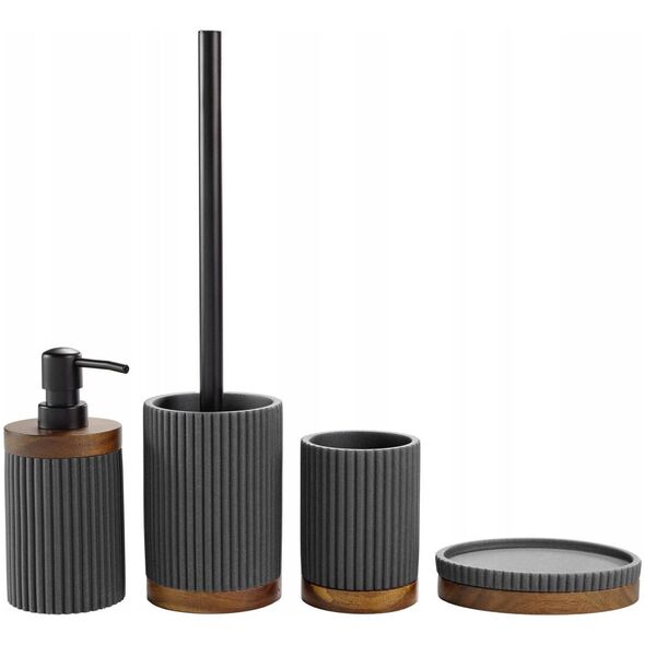 Ποτήρι μπάνιου Douceur d`Interieur Ριγέ NIAGARA, 8 x 10.8 cm