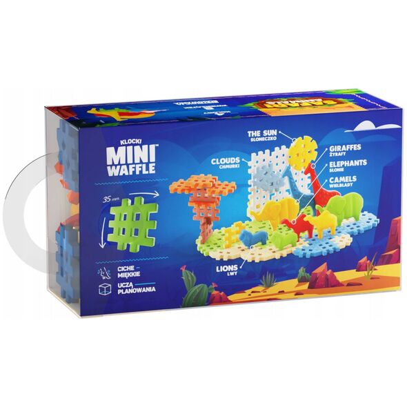 *****Μίνι γκοφρέτες ζώα σαφάρι 50τεμ 07092