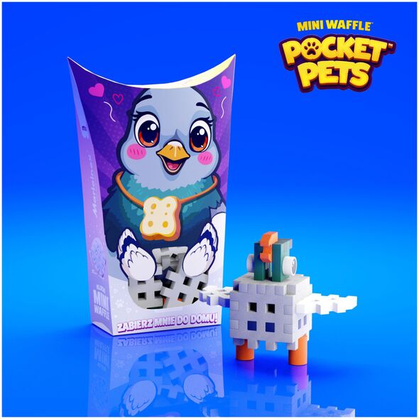 *****Κύβοι βάφλες μίνι PocketPets Gołąb 07177