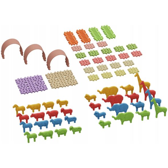 *****Μίνι βάφλες ζώα 62τμχ 07429