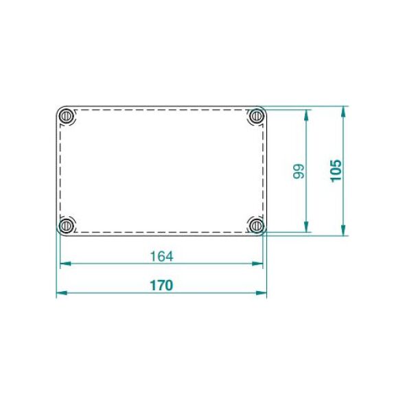Elektro-Plast Πλαστικό κουτί στεγανό Industrial n/t 170 x 105 x 82 IP65 γκρι (2707-00)