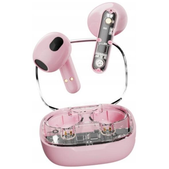 Ακουστικά Streetz Ενδώτια ακουστικά STREETZ, διαφανή, ροζ / T150-PNK / 6612032