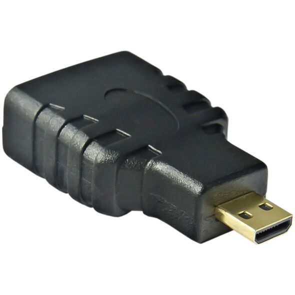 Προσαρμογέας AV Akyga HDMI Micro - HDMI μαύρο (AK-AD-10)