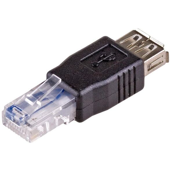 Προσαρμογέας USB Akyga AK-AD-27 USB - RJ45 Μαύρο (AK-AD-27)