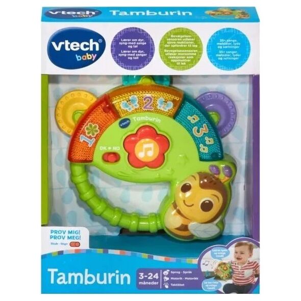 VTech VTech Κουδουνίστρα Ήχων Ταμπουρίνο DK & NO