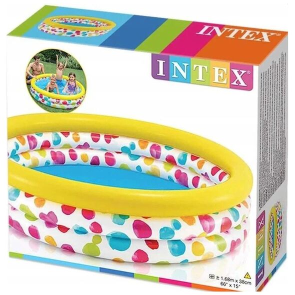 Φουσκωτή Πισίνα Cool Dots 168cm (58449) από την Intex
