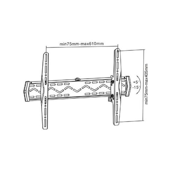 Reflecta Επιτοίχια βάση Plano 60-6040T 37'' - 70''