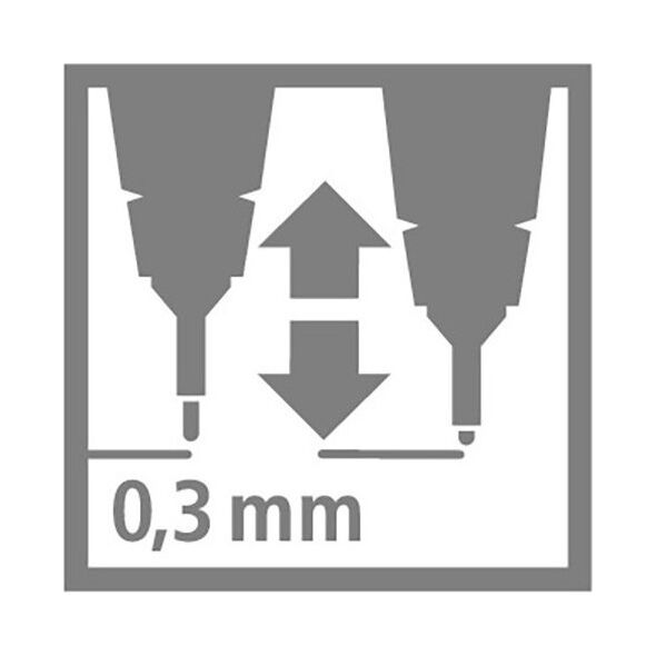 Stabilo Fineliner STABILO Sensor 189, 0,3 mm, μπλε, κουτί με 10 τεμ.