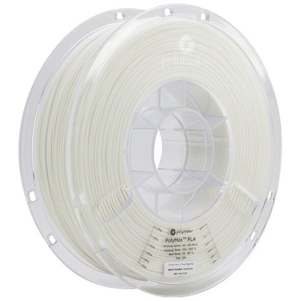 Νήμα Polymaker PolyMax Tough PLA 1,75mm 0,75kg - Λευκό
