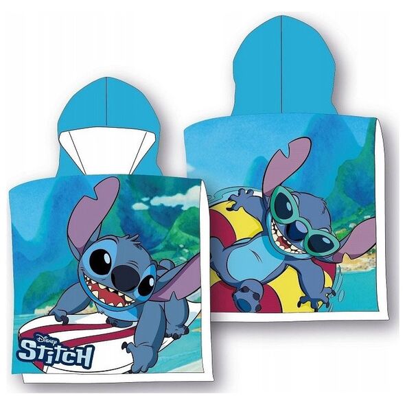 Πετσέτα πόντσο Disney Stitch Surf από βαμβάκι